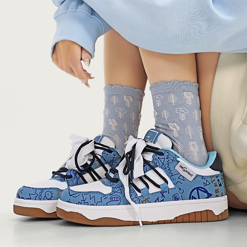 Нескользящие, устойчивые к истиранию, дышащие низкие кеды The Simpsons для скейтборда унисекс