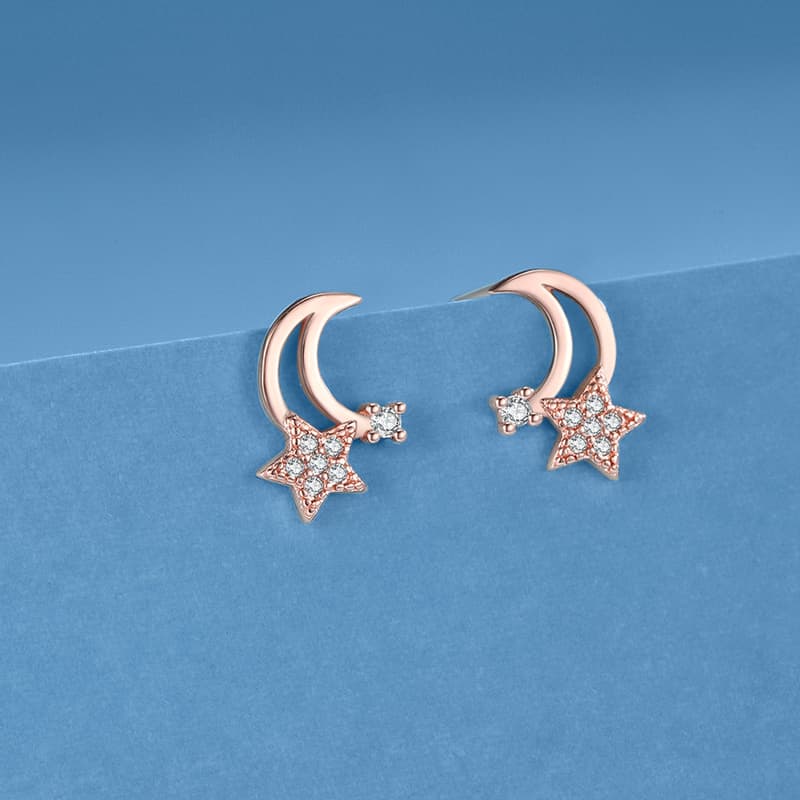 Женские серьги-гвоздики YINCHIE из стерлингового серебра