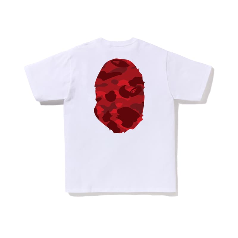 Камуфляжная футболка Bape X Clot с головой обезьяны