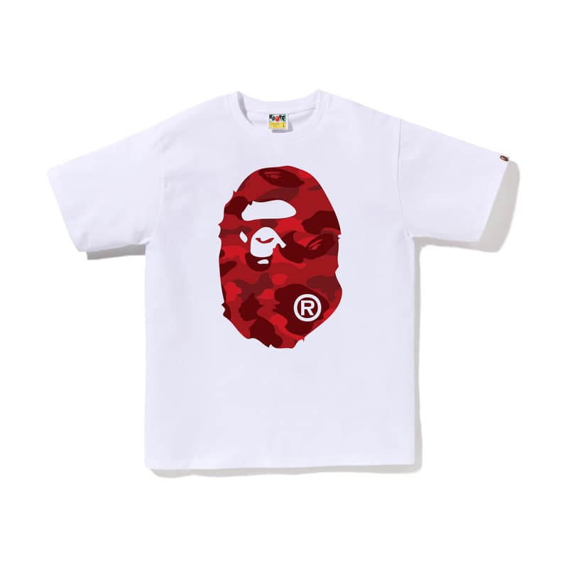 Камуфляжная футболка Bape X Clot с головой обезьяны