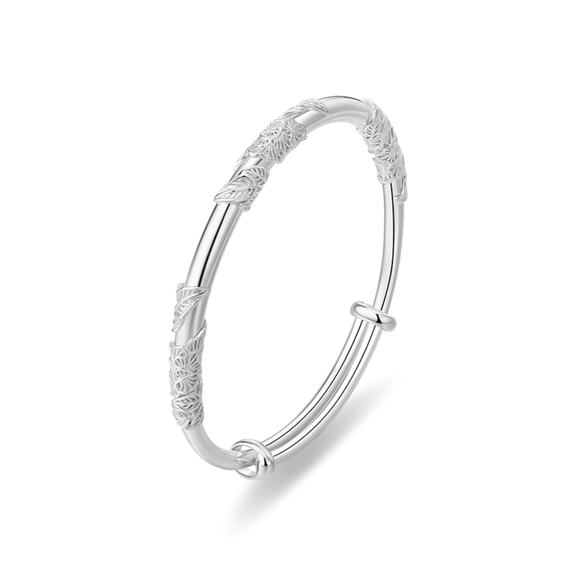 ZSY Женские браслеты из чистого серебра 999 пробы из стерлингового серебра