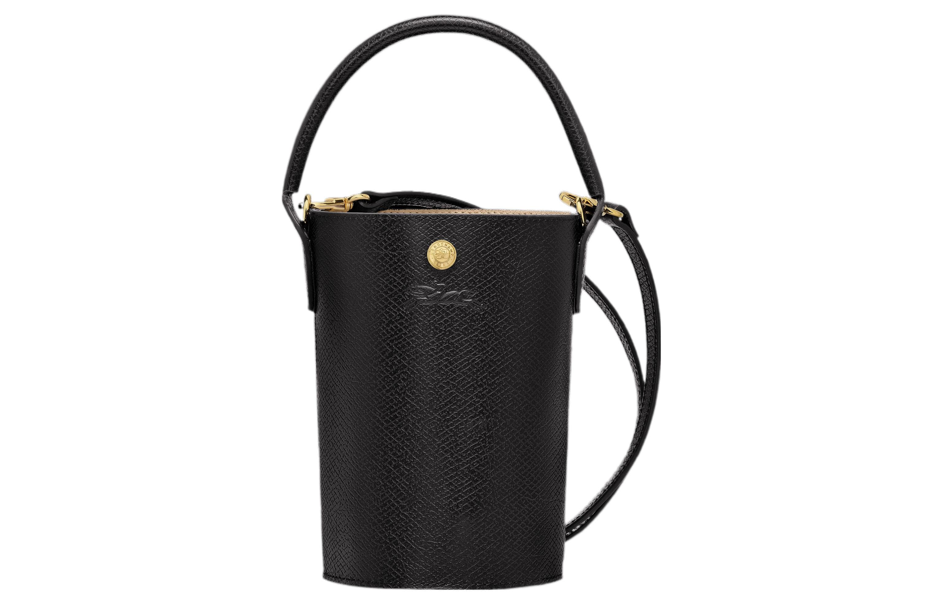 LONGCHAMP Épure Сумка-мешок из коровьей кожи, сумка, сумка через плечо, сумка через плечо, очень маленькая женская черная кожа