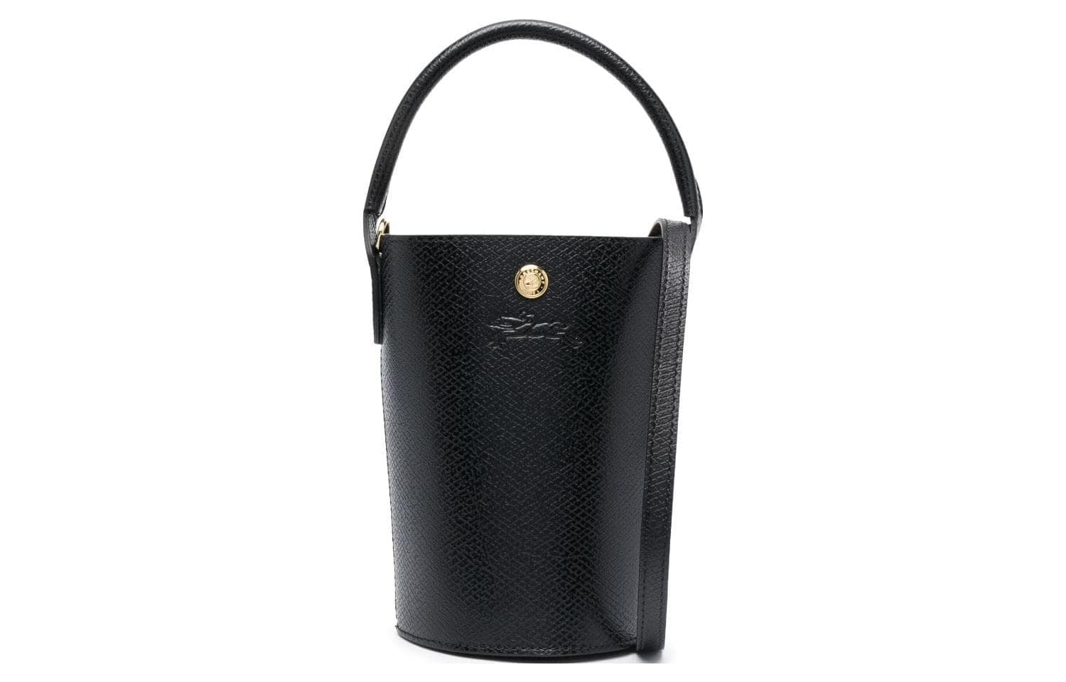 LONGCHAMP Épure Cow Leather Bucket Bag, Handbag, Shoulder Bag, Crossbody Bag Extra Small Women's Black