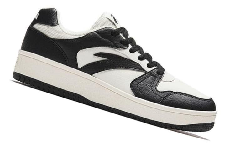 Anta Little Zero Feeling Нескользящие, устойчивые к истиранию, легкие низкие кроссовки для скейтборда, мужские черные, белые