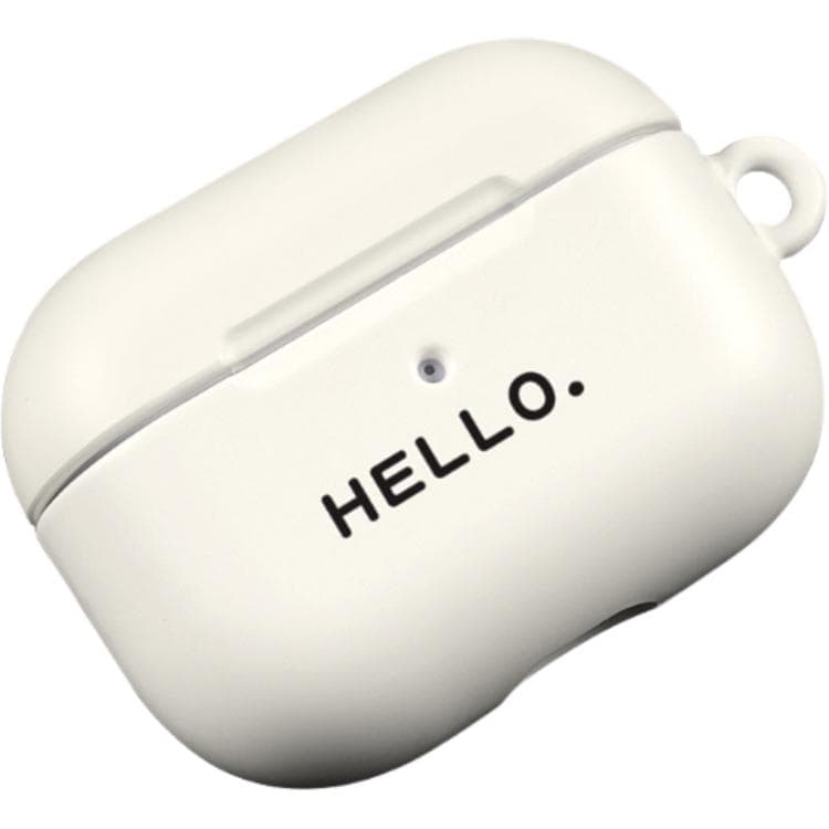 Keshami, совместимые с Apple AirPods Pro 2/AirPods 4/3 ПК, индивидуальные модные мужские чехлы для наушников с надписью Hello Text