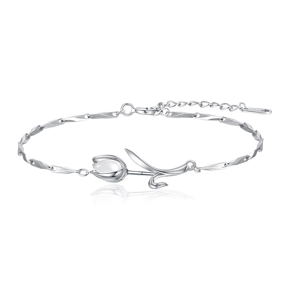 KINGFOCUS Женские изящные серебряные браслеты 999 пробы