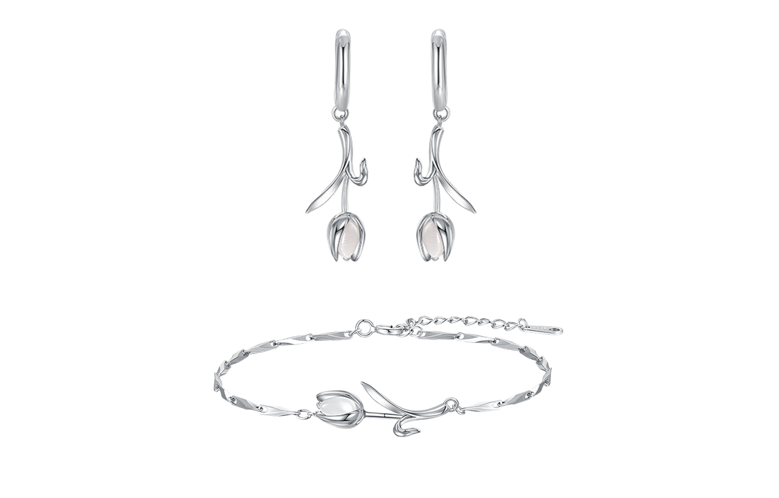 KINGFOCUS Женские изящные серебряные браслеты 999 пробы