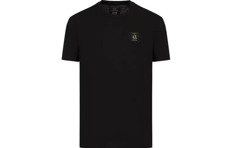 ARMANI EXCHANGE Logo-patch Short-sleeve Cotton T-shirt