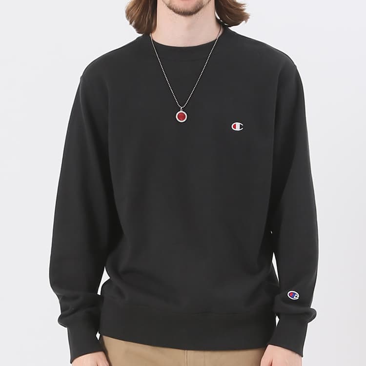 Толстовка Champion, японская версия, унисекс, черная