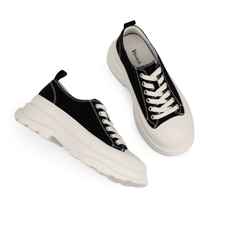 HALEBOSS, увеличивающие рост, устойчивые к истиранию, легкие дышащие нескользящие низкие парусиновые туфли унисекс