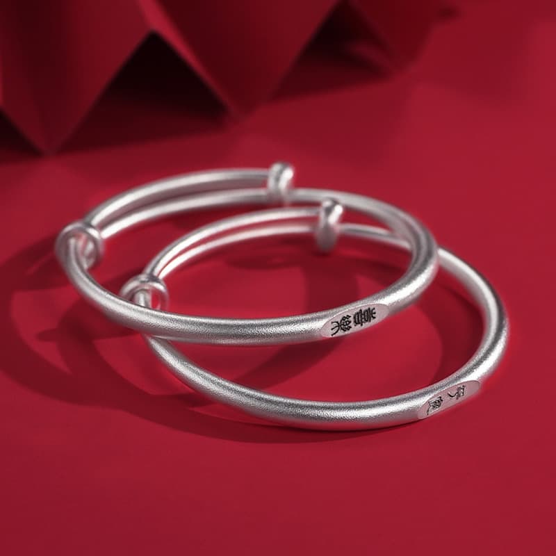 Женские серебряные браслеты Wylyp 999, серебряная белая коробка