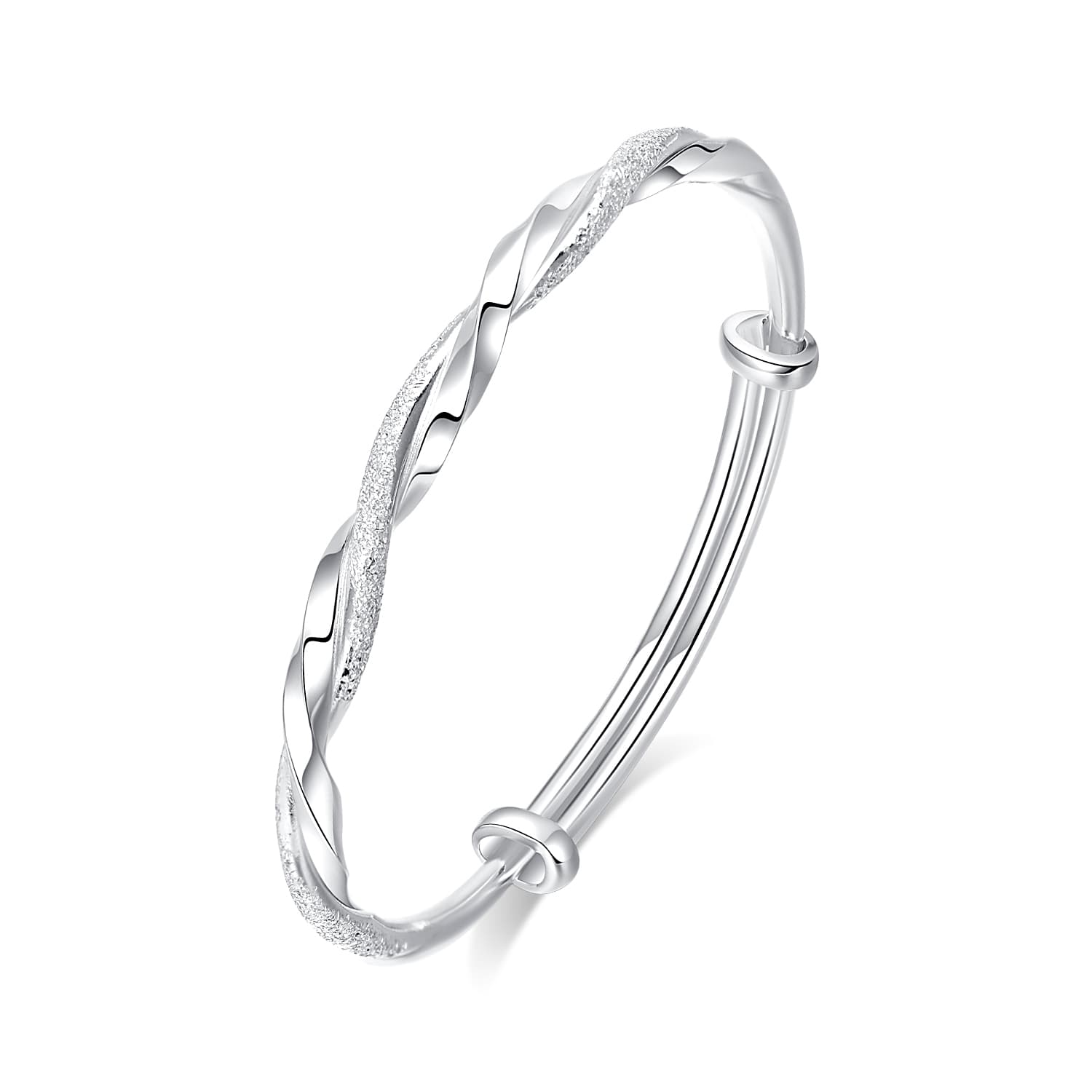 ZSY Женские браслеты из чистого серебра 999 пробы из стерлингового серебра