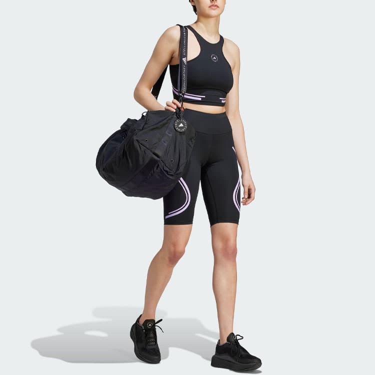 Укороченная майка Adidas с воротником-хальтерне