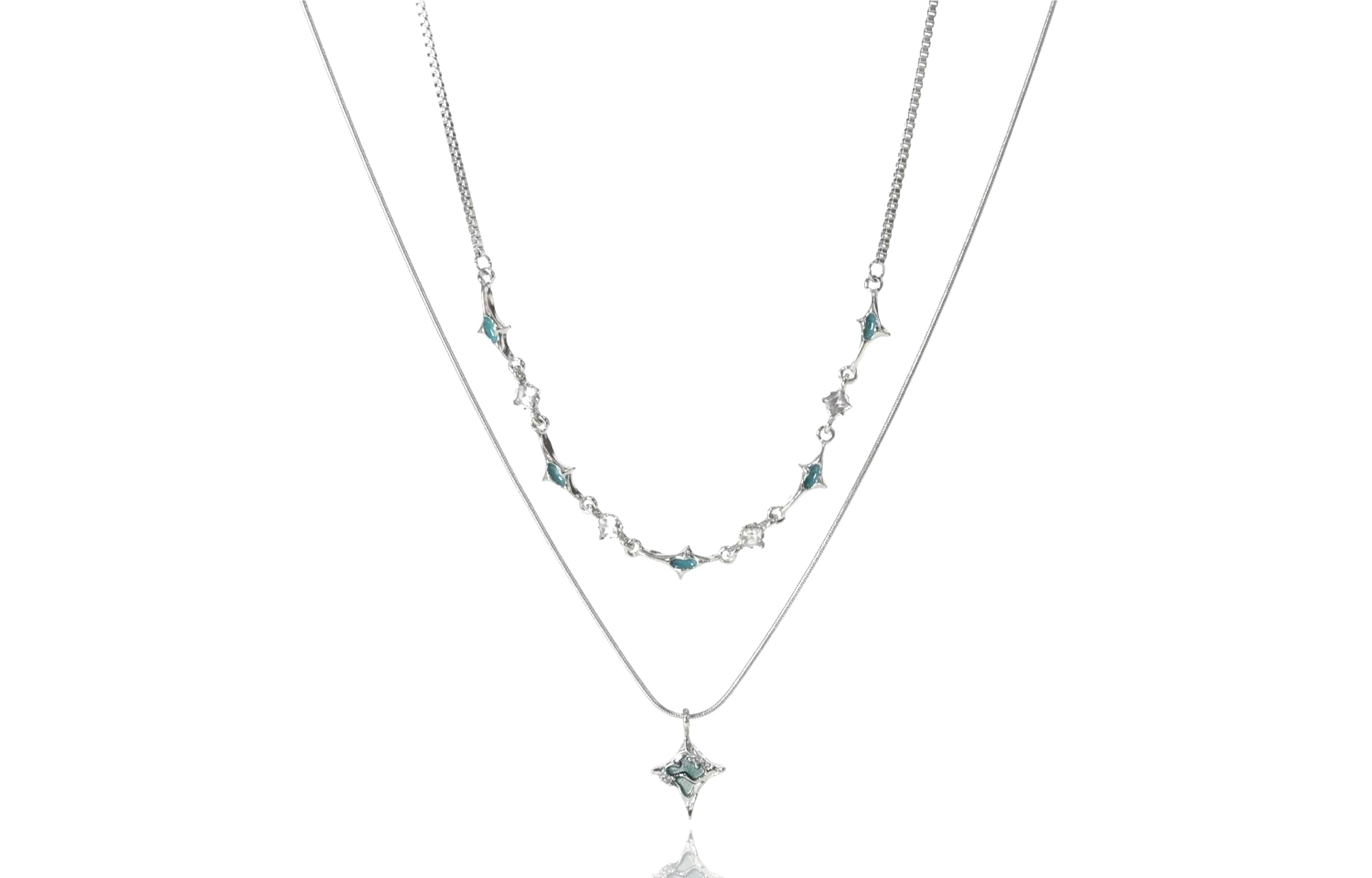 Ожерелья из тонкого серебра FireMonkey 999 пробы, женское серебро