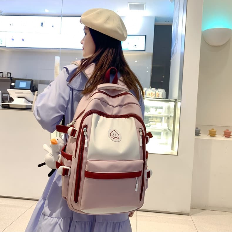 NOMK Нейлоновый холщовый компьютерный портативный рюкзак обычный унисекс многоцветный