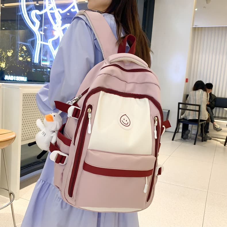 NOMK Нейлоновый холщовый компьютерный портативный рюкзак обычный унисекс многоцветный