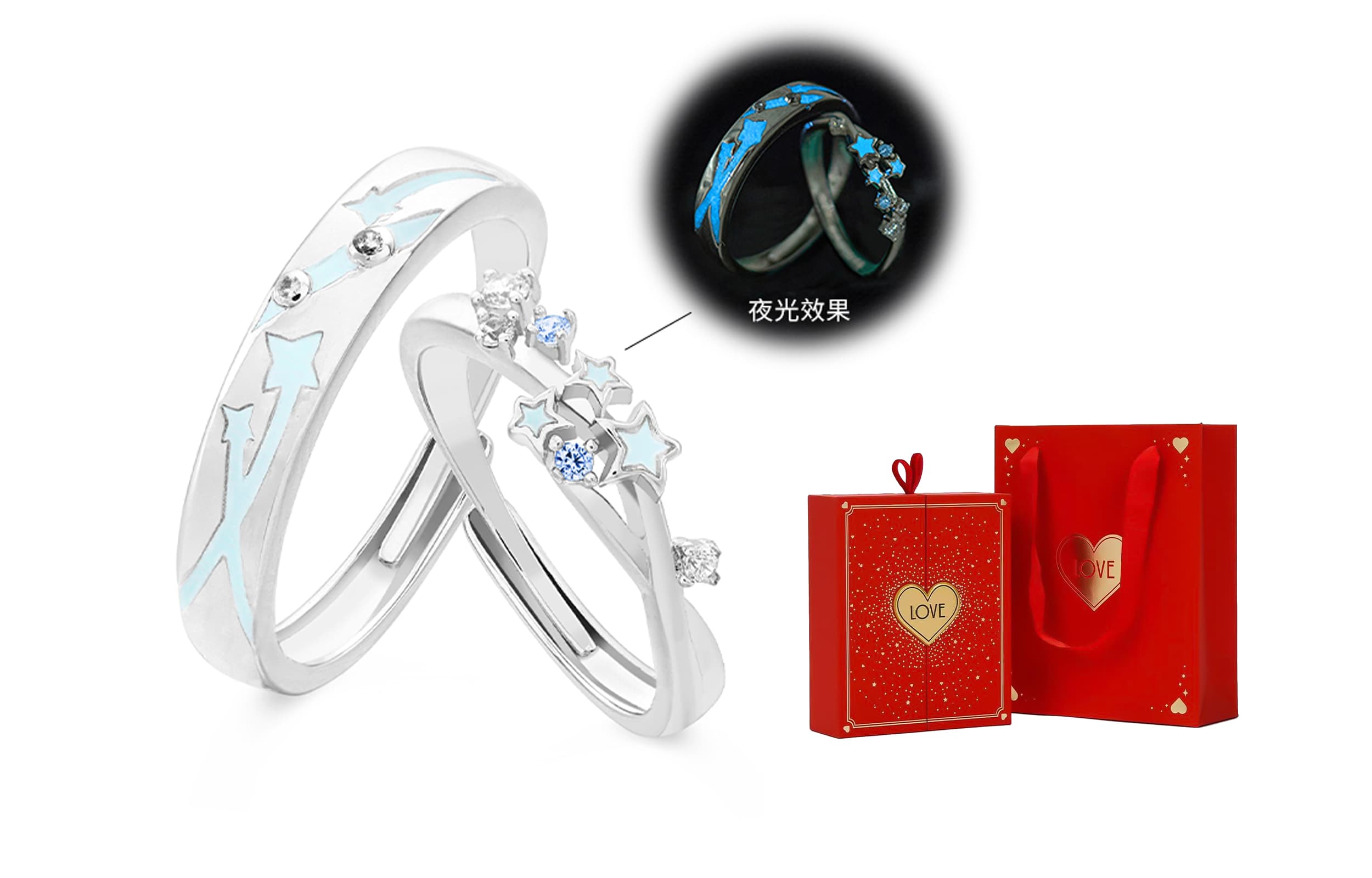 VIVIWELL S925 Серебряные кольца унисекс