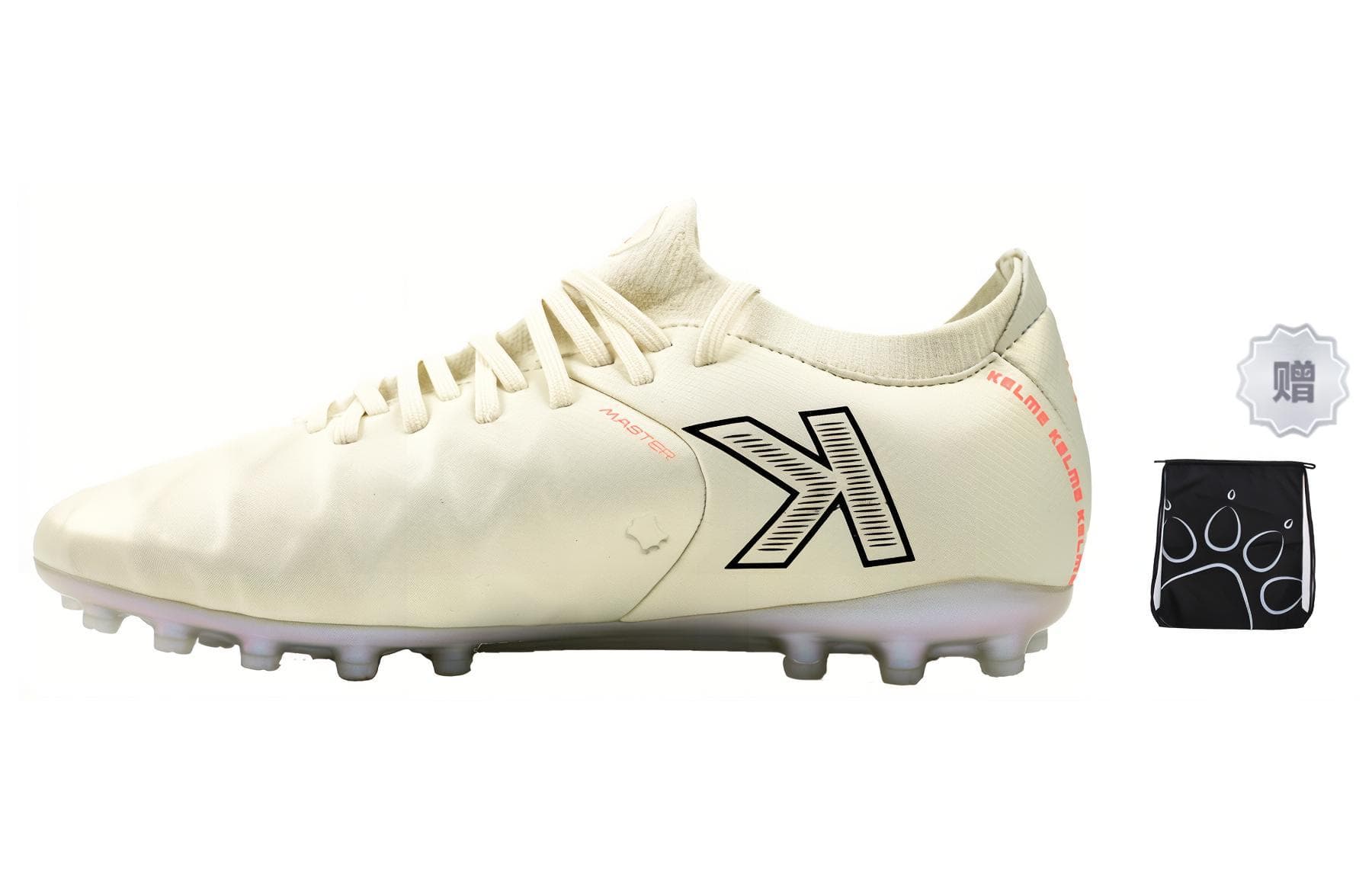 KELME Master 1.0 MG Multi Ground Slip Resistant, Abrasion Resistant, Breathable Soccer Shoes Unisex Multicolor Laser