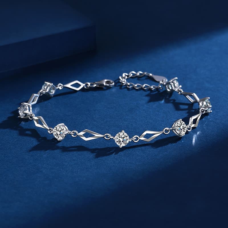 Женские браслеты из серебра 999 пробы ZSY в коробке