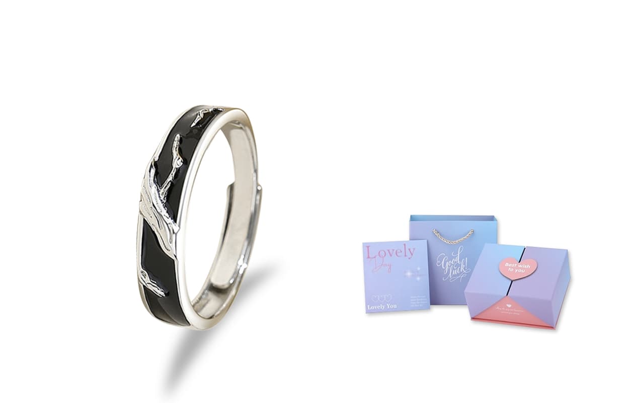 Кольца Inkopper из стерлингового серебра 925 пробы унисекс, удачи