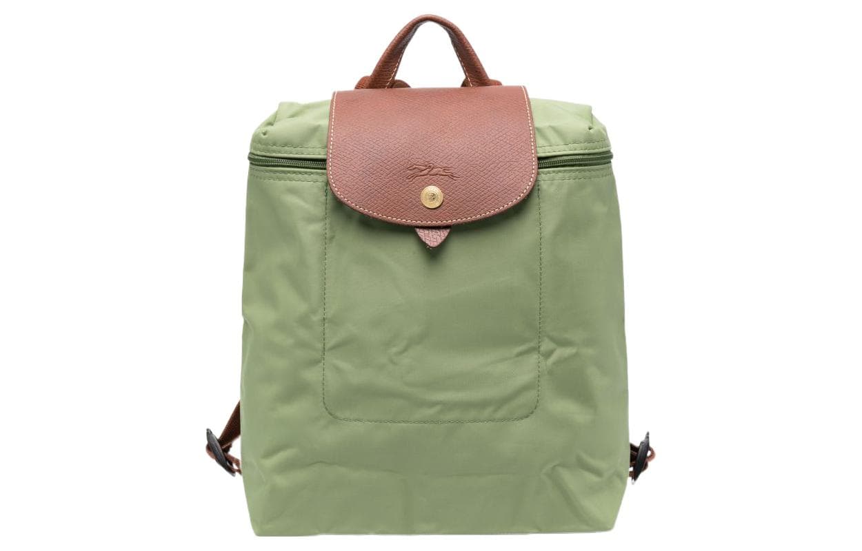 LONGCHAMP Le Pliage Canvas Backpack Regular Women's Green