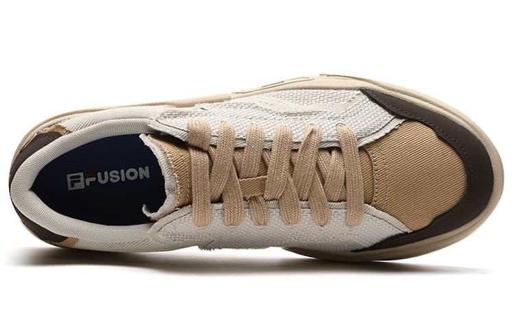 Кроссовки для скейтбординга FILA FUSION Pop 2, цвет «Бежевый черный»