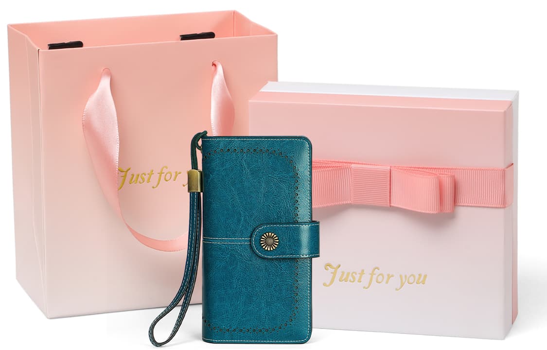 VINEY Кошелек, клатч и портмоне из коровьей кожи, маленький женский винтажный коричневый цвет