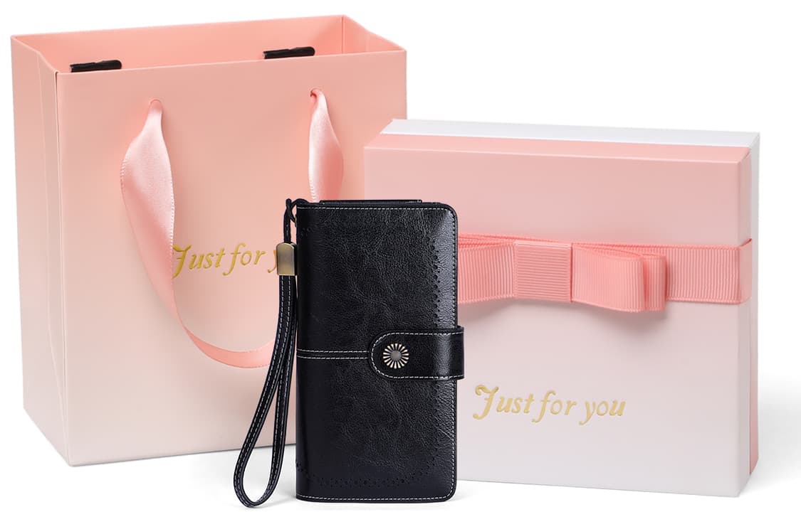 VINEY Кошелек, клатч и портмоне из коровьей кожи, маленький женский винтажный коричневый цвет