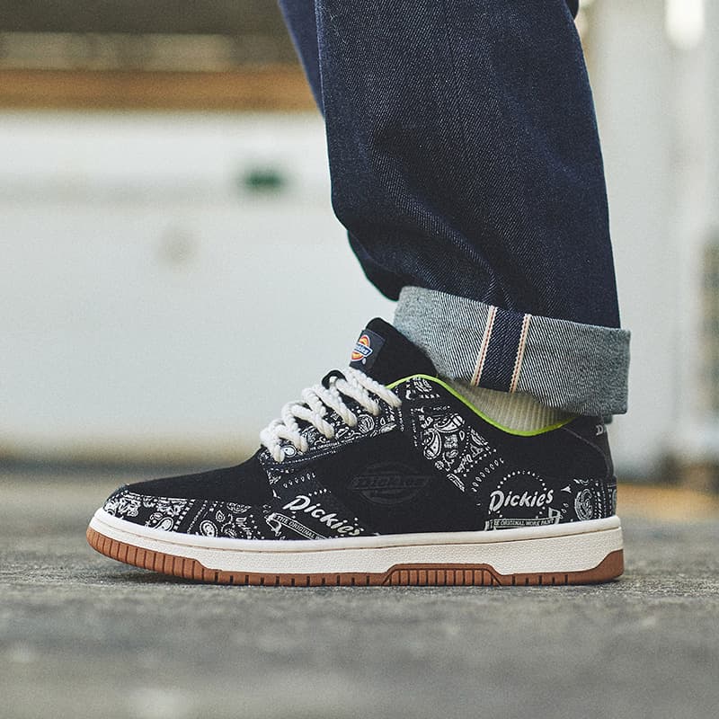 Dickies модные разноцветные удобные и универсальные низкие туфли для скейтборда мужские черные белые