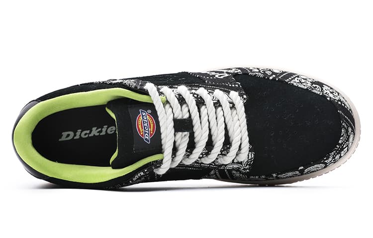 Dickies модные разноцветные удобные и универсальные низкие туфли для скейтборда мужские черные белые