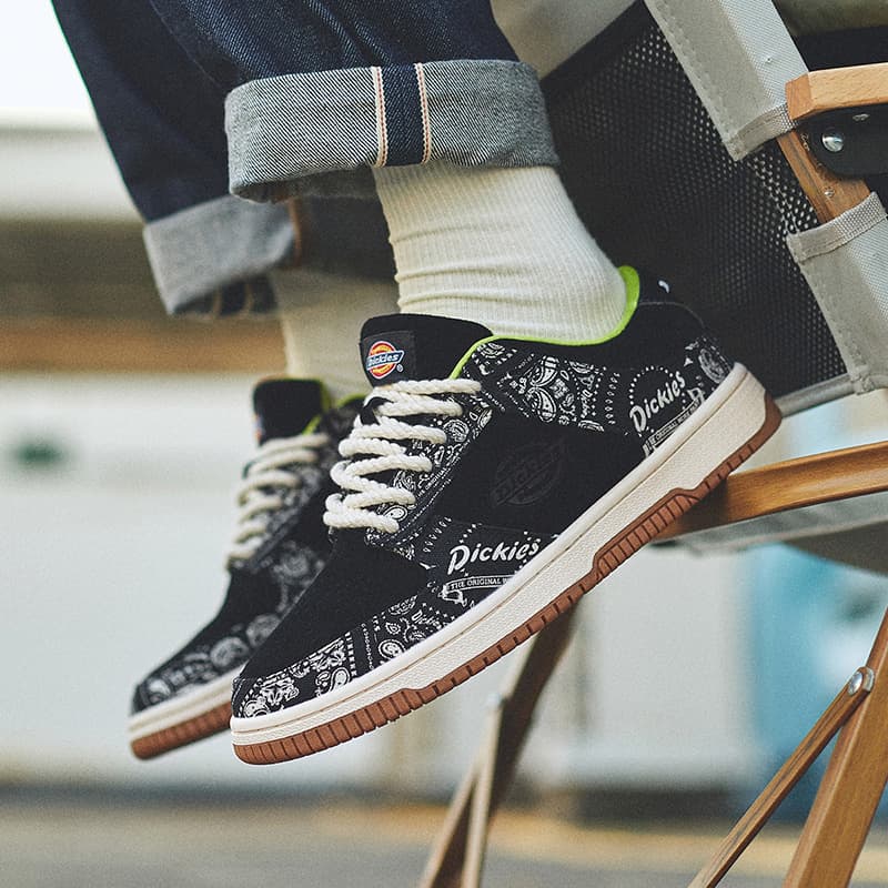 Dickies модные разноцветные удобные и универсальные низкие туфли для скейтборда мужские черные белые