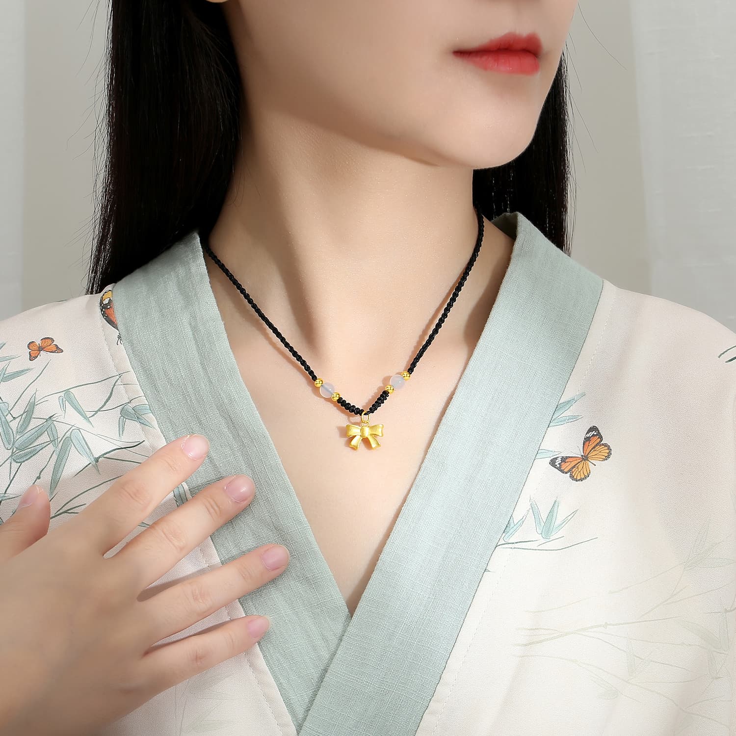 Женские ожерелья с цветной глазурью Muyan