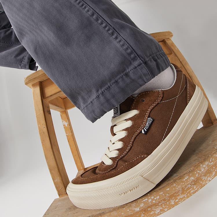 Vision Street Wear Туфли для скейтборда с плоским верхом и низким верхом Унисекс Коричневые