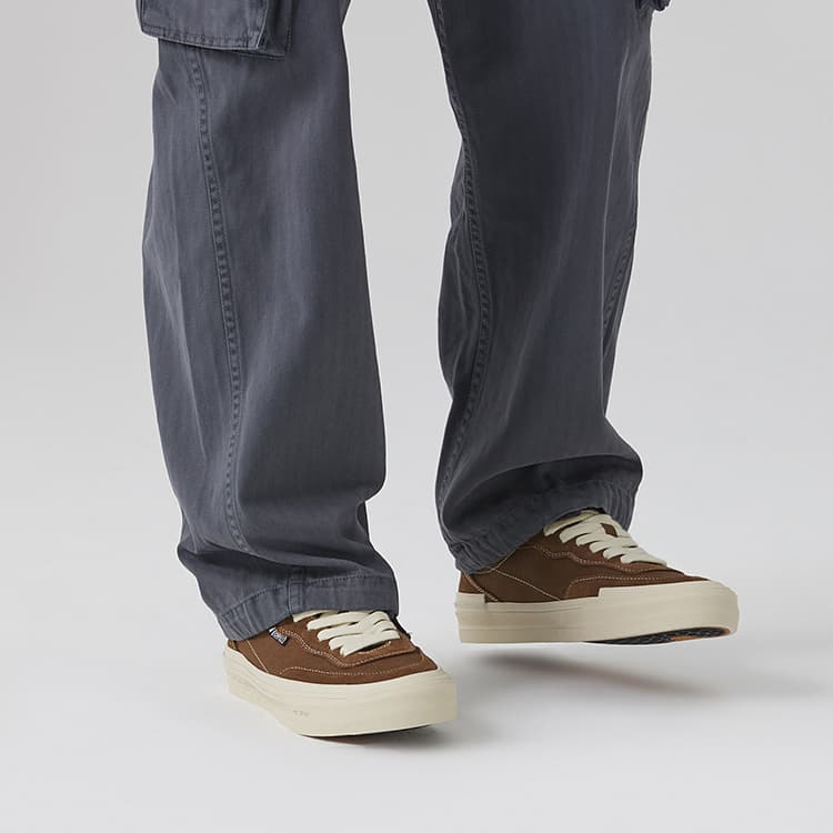 Vision Street Wear Туфли для скейтборда с плоским верхом и низким верхом Унисекс Коричневые