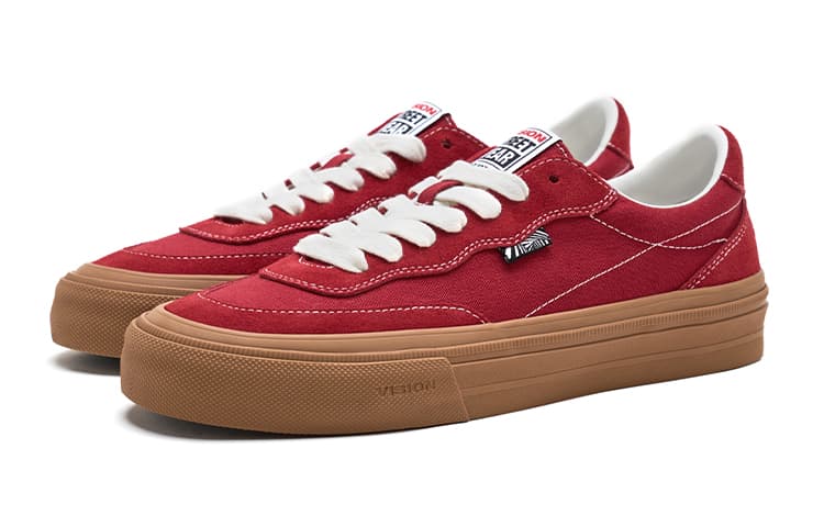 Обувь для скейтборда Vision Street Wear с плоским верхом и низким верхом, унисекс, красные