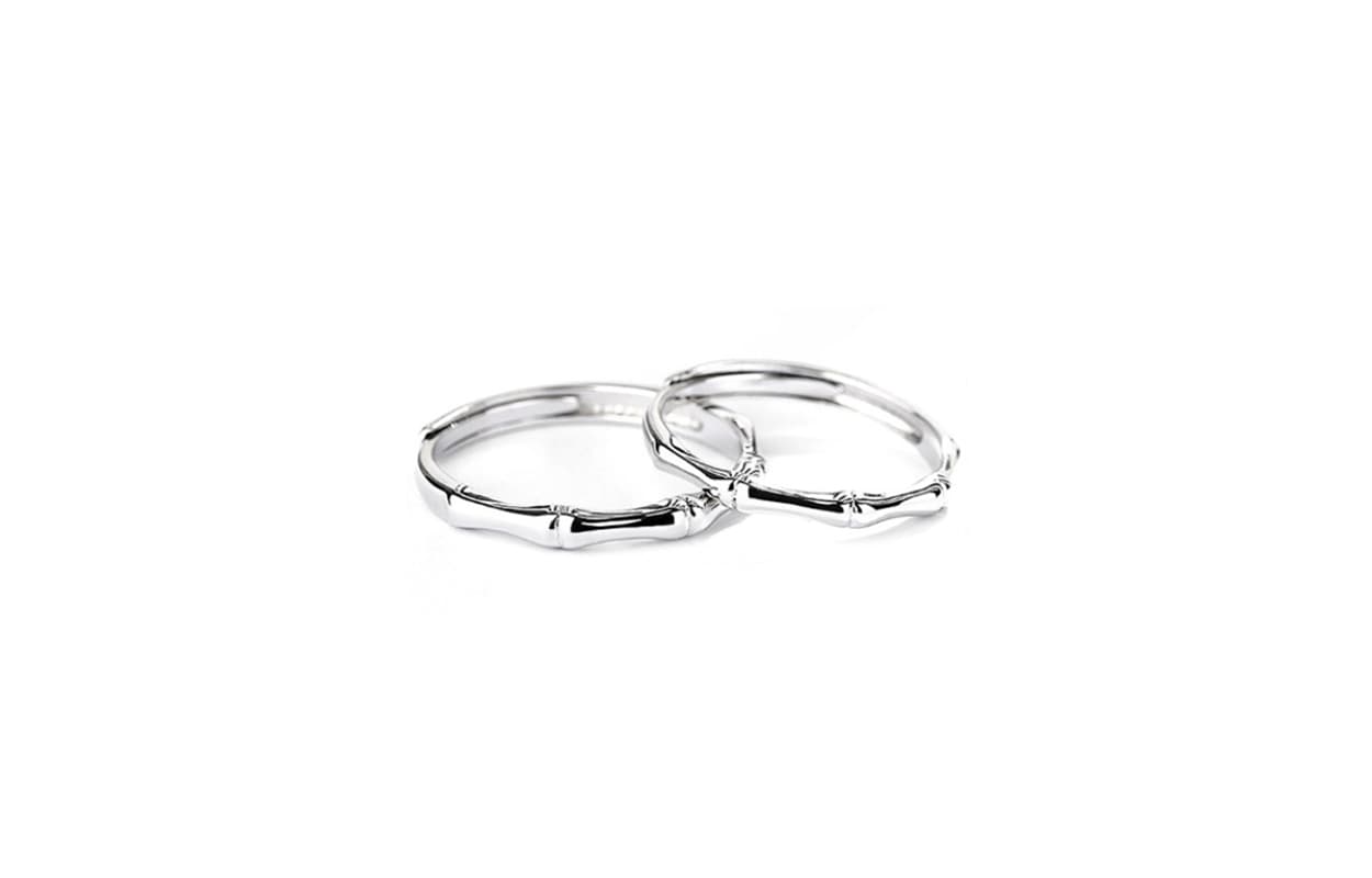 Inkopper 925 Sterling Silver Rings Unisex Silver