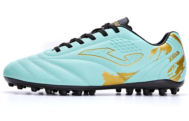 Joma Aguila MG Multi Ground Anti Slip Wear Resistant Soccer Shoes Men's Green Gold