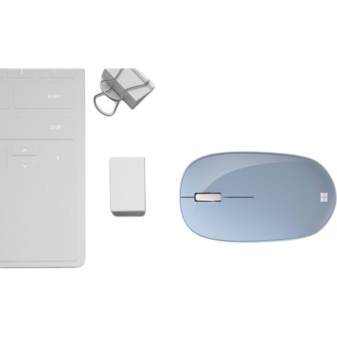 Microsoft Wireless Seam Exquisite, портативные мыши, мятно-зеленые мыши