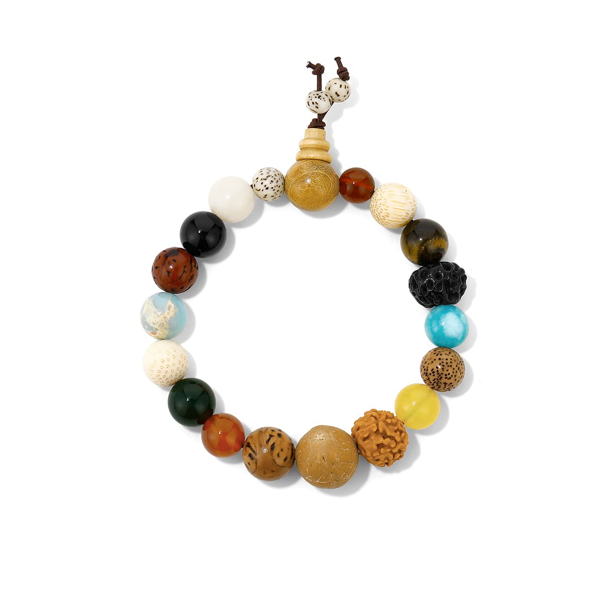 DODOGOGO White Jade Bodhi Bracelets Unisex