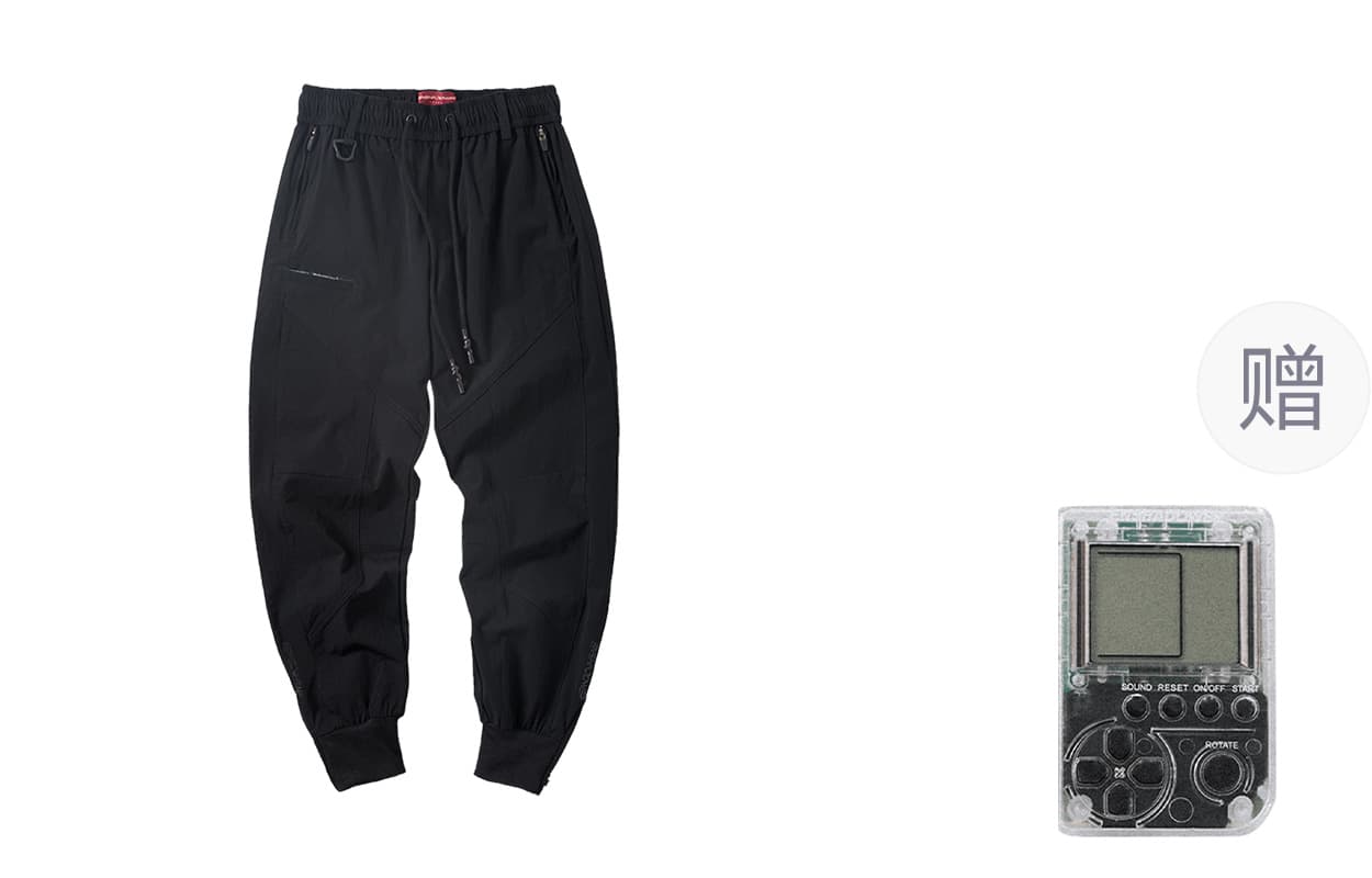 ENSHADOWER Casual Pants Unisex Black