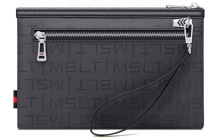 Ручная сумка из ПВХ MashaLanti, дорожная сумка, сумка-конверт, обычный мужской черный клатч