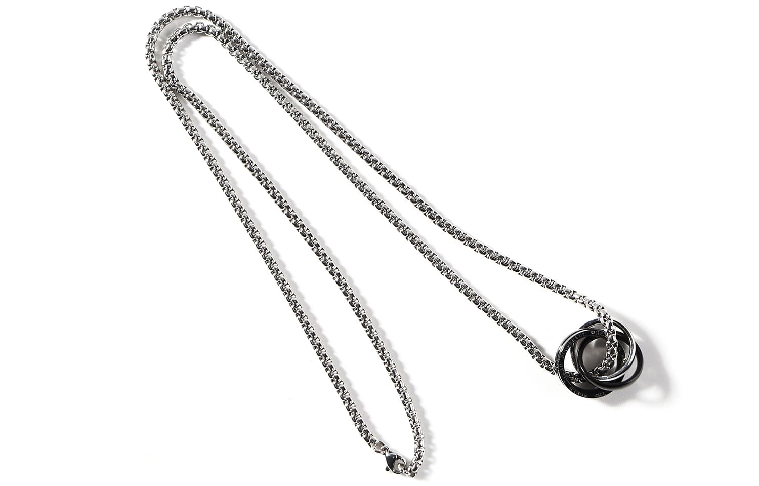 GENANX Ожерелья Унисекс Серебристый Белый