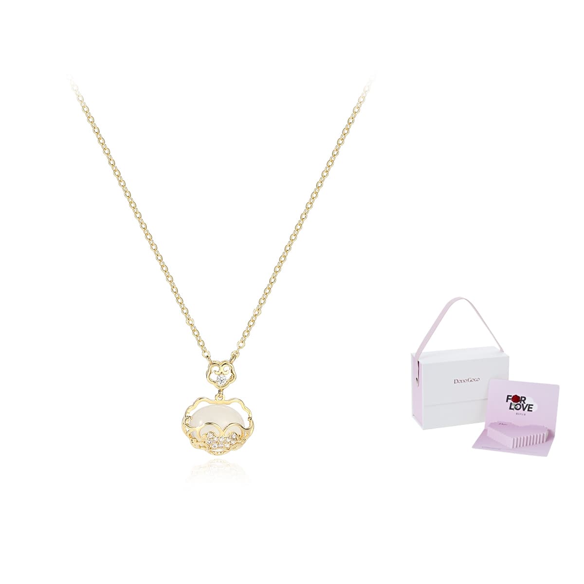 Женские ожерелья с цветной глазурью DODOGOGO