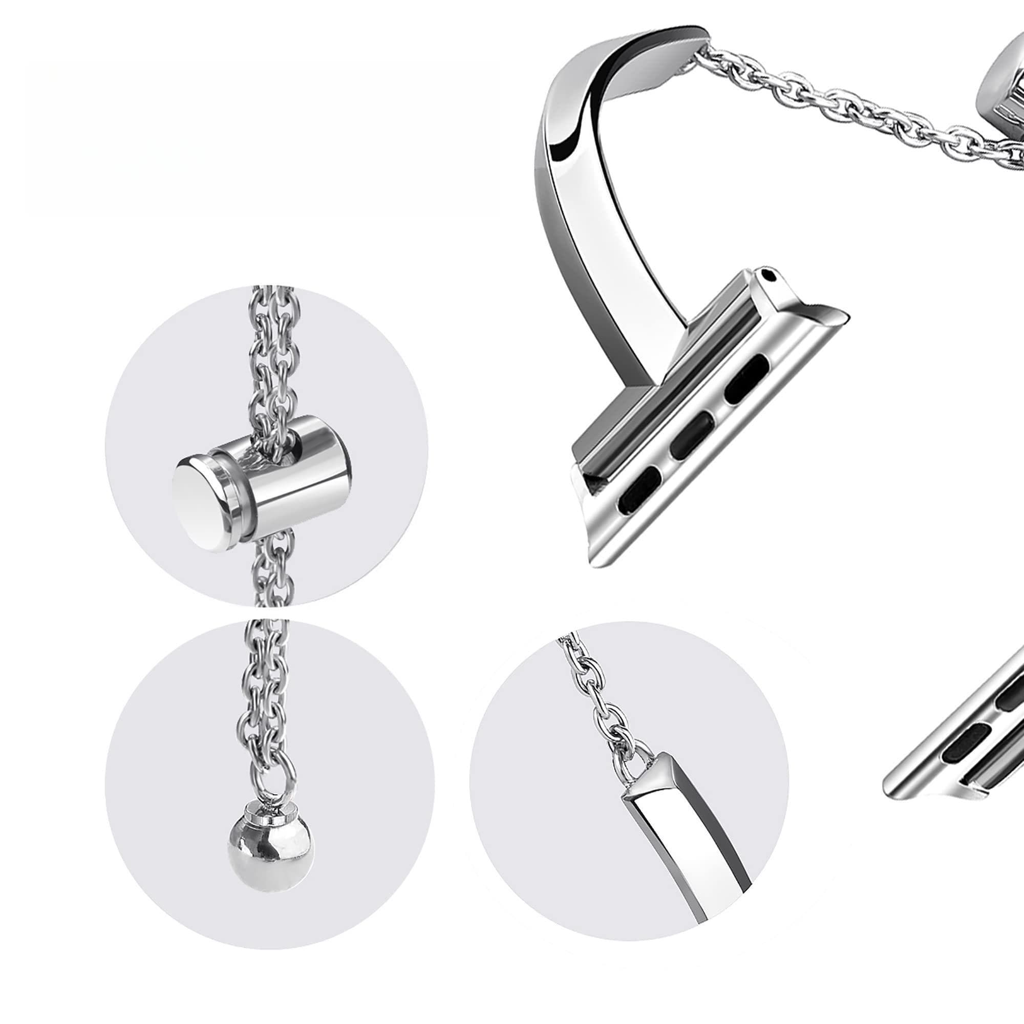 Ремешок Zhongwo, совместимый с Apple, металлический