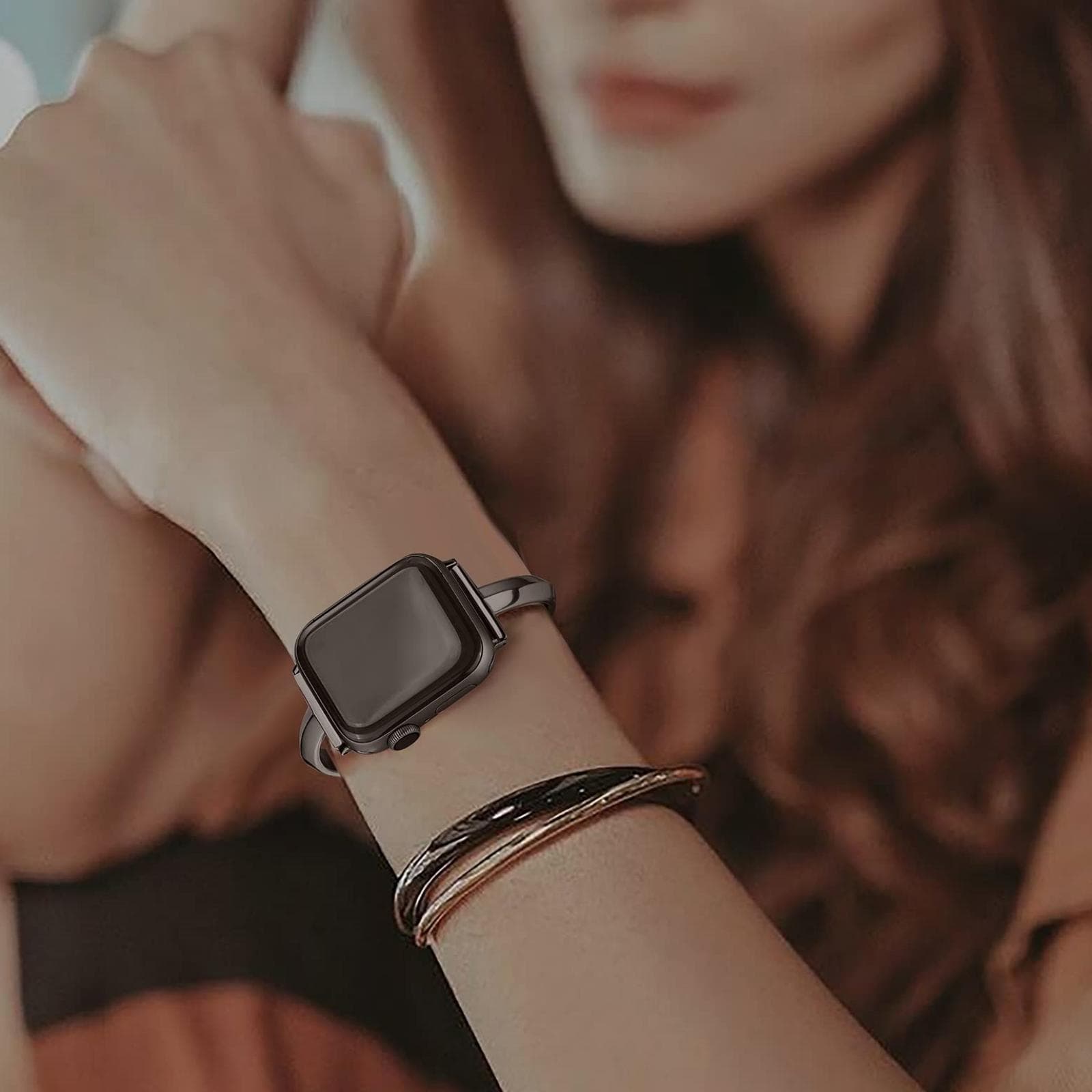 Ремешок Zhongwo, совместимый с Apple, металлический