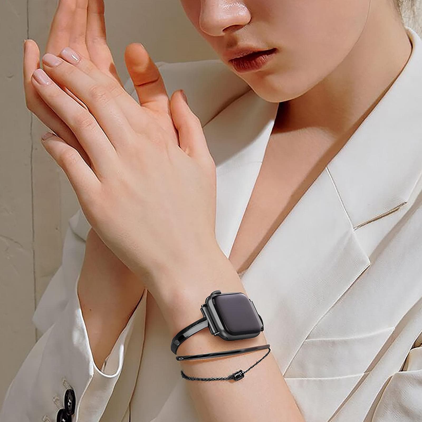 Ремешок Zhongwo, совместимый с Apple, металлический