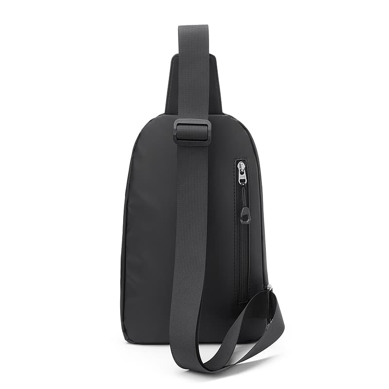 Мужская тканевая сумка через плечо POLO, слинг-сумка, поясная сумка среднего размера, мужская черная