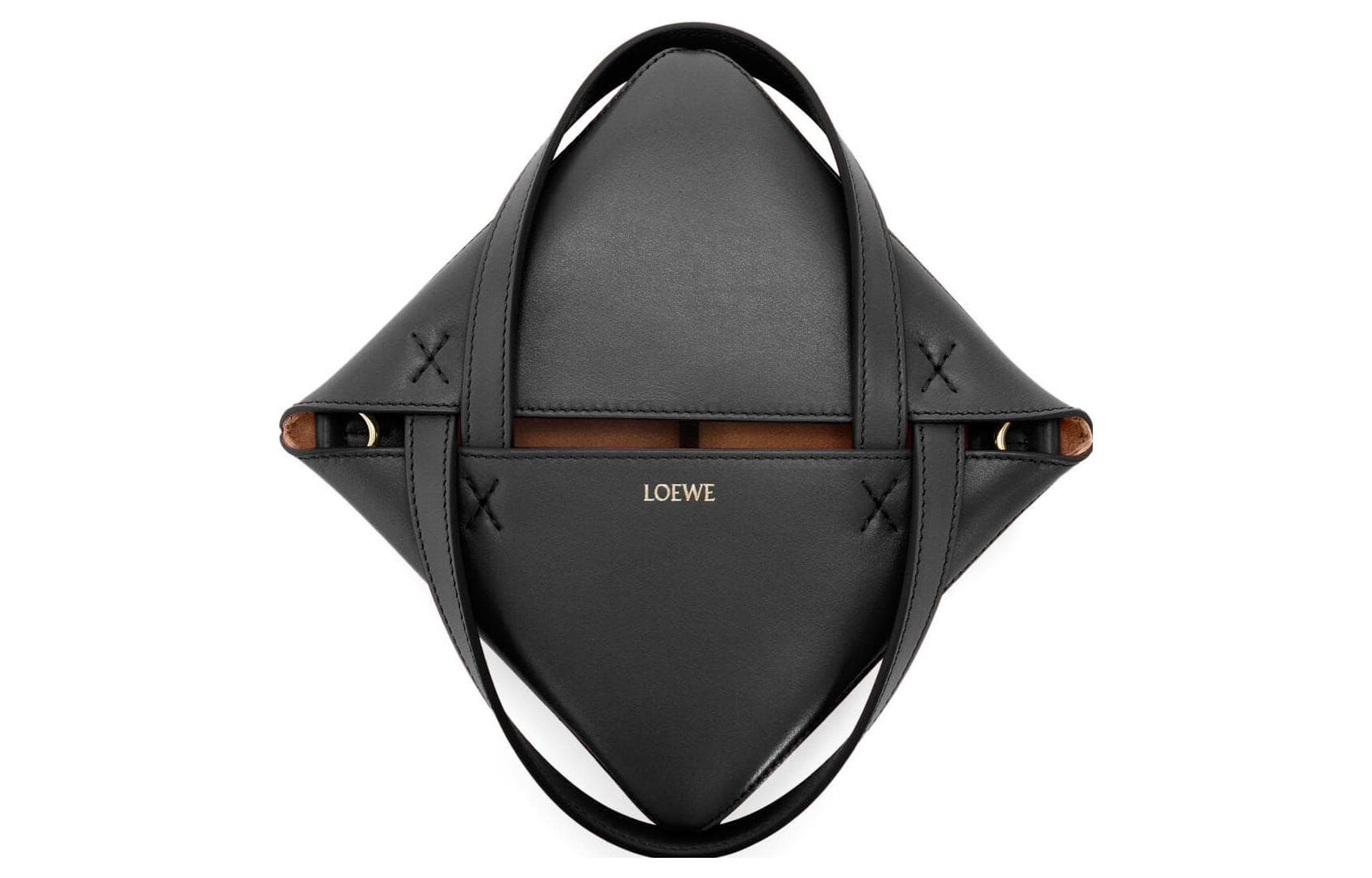 Мужская сумка-тоут из телячьей кожи LOEWE Puzzle Fold, сумка для покупок, мини-сумочка, черная