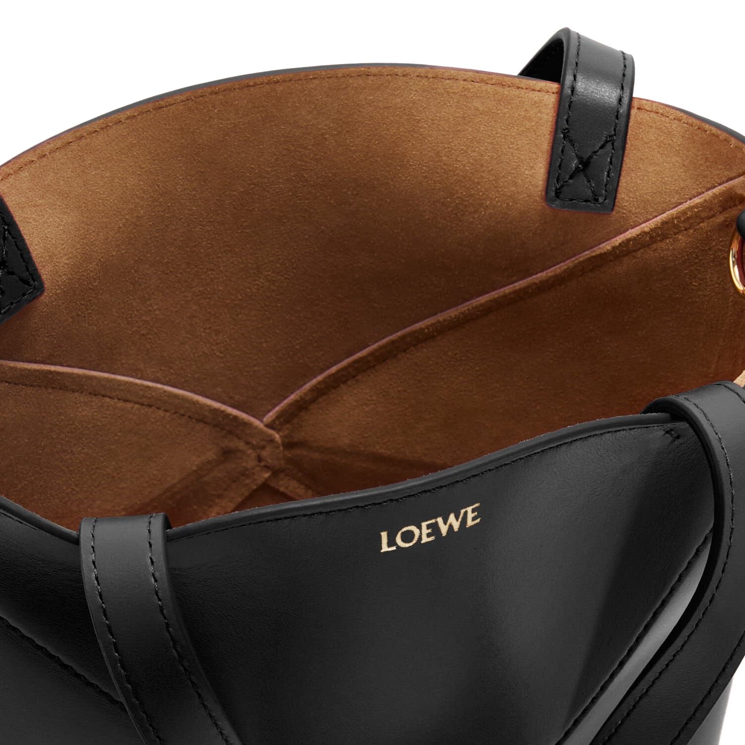 Мужская сумка-тоут из телячьей кожи LOEWE Puzzle Fold, сумка для покупок, мини-сумочка, черная