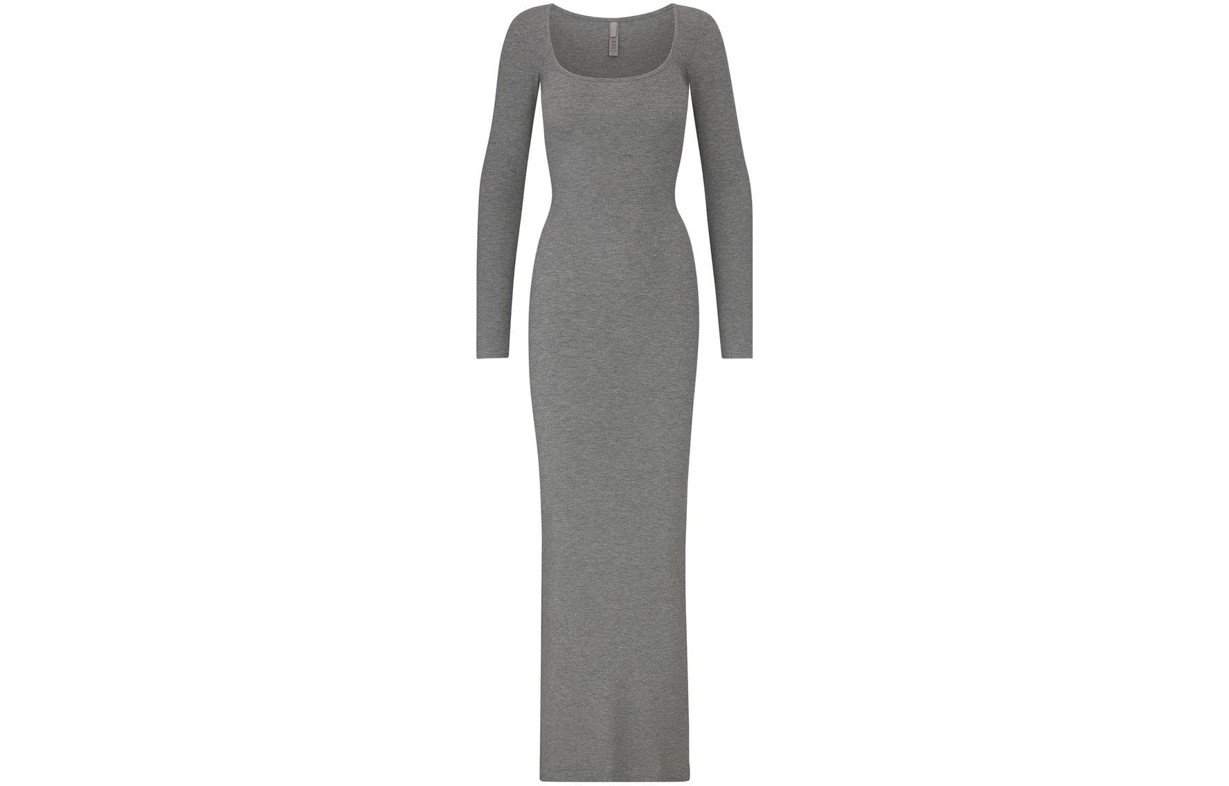 SKIMS SOFT LOUNGE Collection Long Sleeved Dress Women's Heather Grey/Gray